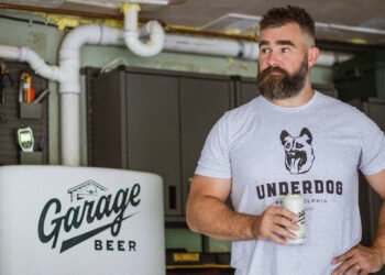 Golf attire brand partners with Kelce brothers’ Garage Beer ahead of Masters Tournament